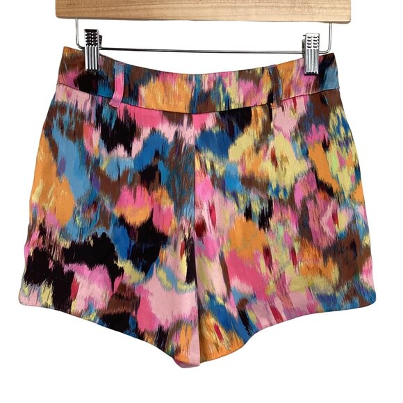 River Island Shorts Size 8P 8 Petite NWT Multi-Color Abstract Print - Picture 7 of 8